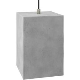 Creative Cables Suspension Luminaire Textile Cube 1.2 M Clear Cement One Size