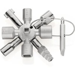 Knipex Clé Pour Armoires De Commande Silver One Size