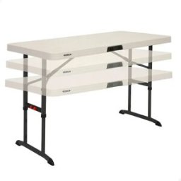 Lifetime Table De Jardin Pliante 122x61x61 Cm White One Size