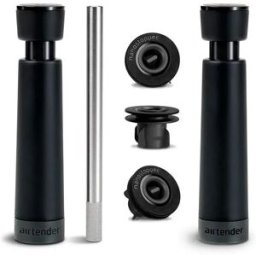 Airtender Pompe à Vide Wine Lovers Set Black One Size