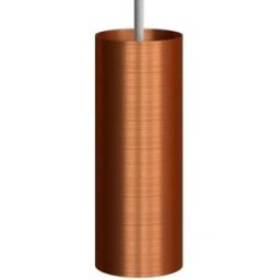 Creative Cables Lampe Suspendue Avec Ampoule Textile Tub-e14 1.9 M Satin Copper One Size