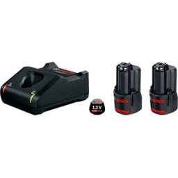 Bosch Professional Chargeur Et Batterie 2x 3.0ah Gal 12v-40 Black One Size