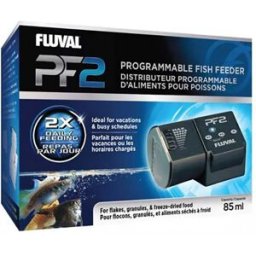 Fluval Distributeur De Nourriture Pour Poissons Programmable Pf2 85ml Black One Size