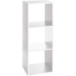 Five Simply Smart Étagères Carrées 34.4x32x100.5 Cm 3 Étagères White One Size