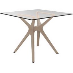 Resol Table De Jardin Vela S 90x90 Cm Clear / Sand One Size