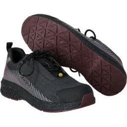 Mascot Chaussures De Sécurité Customized F1600 Stone Gray / Burgundy EU 42