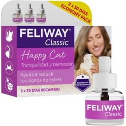 Feliway Diffuseur De Recharge Classique 48ml 3 Unités Purple One Size
