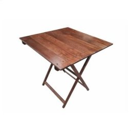 Wellhome Table De Chevet Pliante En Hêtre Finition Noyer 70x50x76 Cm Natural One Size