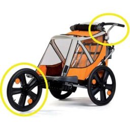 Bellelli Pièce De Rechange Front Wheel 20 Inchesto Connect Trailers