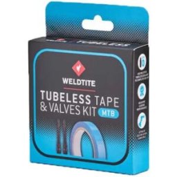 Weldtite Kit De Réparation Tubeless 24 Mm X 10 M + 2 Valves 55 Mm