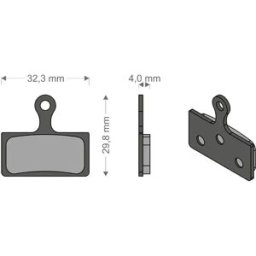 Brenta Ciclo Plaquettes De Frein à Disque Frittées Xtr/k-force/mcx1 Shimano/fsa/rever