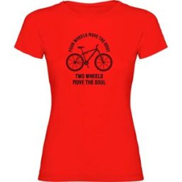 Kruskis T-shirt à Manches Courtes Four Wheels Move The Body