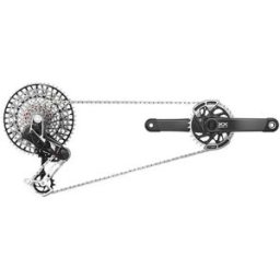Sram Groupe De Composants De Vélo Xx T-type Eagle Transmission Powermeter Axs