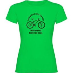 Kruskis T-shirt à Manches Courtes Four Wheels Move The Body