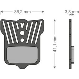 Brenta Ciclo Plaquettes De Frein à Disque Light Tech Elixir 9/7/cr/xx/x0/t/tl Avid/sram