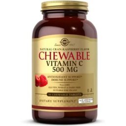 Solgar Vitamine C Adultes 500 Mg/ Canneberge Framboise 90 Unités