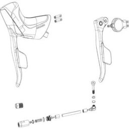 Sram Kit De Levier Apex Etap Axs Left Disc