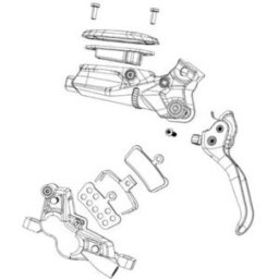 Sram Kit De Purge De Freins Pro Dot 5.1 V2-x0/xx/guide/level/code/hydroroad/g2