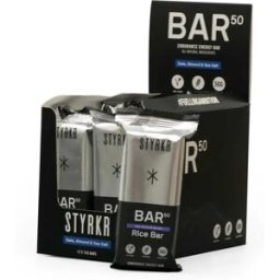 Styrkr Boîte De Barres Énergétiques Bar50 Au Sel Marin Amande Datte 75g 12 Unités
