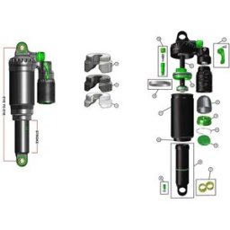 Dvo Kit De Reconstruction D´amortisseur Topaz