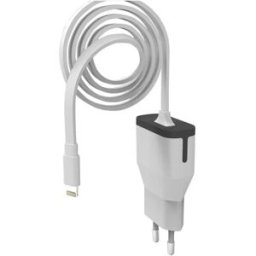 Muvit Chargeur Travel Apple Lightning Mfi 1m 2.4a