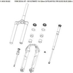Rockshox Kit D´autocollants Sid Ultimate