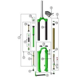 Dvo Kit De Joints Spy De Fourche Diamond D2
