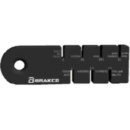 Brakco Outil De Mesure D´usure Des Plaquettes/disques De Frein