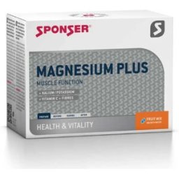 Sponser Sport Food Boîte D´ampoules Buvables De Magnésium Plus Mélange De Fruits 6.5g 20 Unités