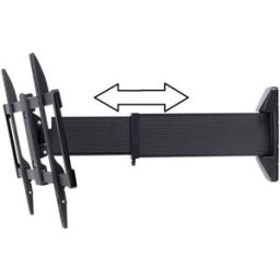 Support mural TV SpeaKa Professional SP-4930872 94,0 cm (37) - 177,8 cm (70) inclinable, mobile, rotatif, extensible noir