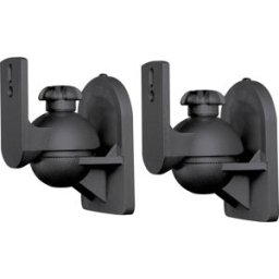 Support mural pour haut-parleur SpeaKa Professional SP-5369944 inclinable, mobile noir 1 paire(s)