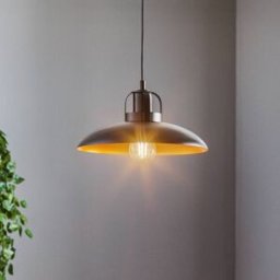 Suspension luminaire Felix Eko-Light, dimmable, noir, Salon / Salle à manger, Métal, Vintage, Suspension
