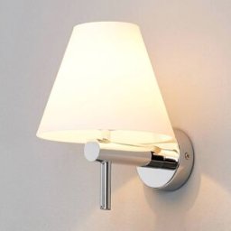 Applique murale Violetta Lindby, dimmable, argenté, Salle de bain, Métal, Moderne, Applique Murale