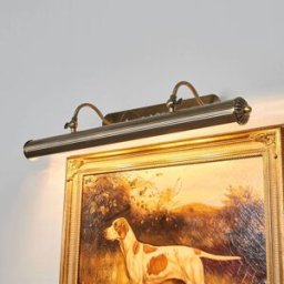 Applique murale Lindby Joely, 73cm, laiton, métal, E14 Joely Lindby, dimmable, bronze, Salon / Salle à manger, Métal, Antique, Applique Murale