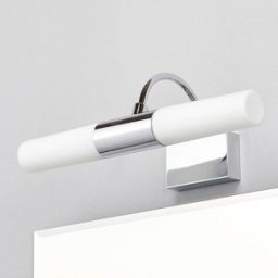 Applique murale Devran Lindby, dimmable, argenté, Salle de bain, Métal, Moderne, Applique Murale
