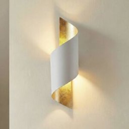 Applique murale Vanni Lindby, dimmable, blanc, Chambre à coucher, Métal, Moderne, Applique Murale