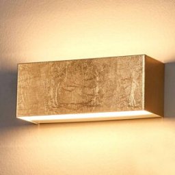 Applique murale LED Quentin Lindby, doré, Couloir, Métal, Moderne, Applique Murale LED