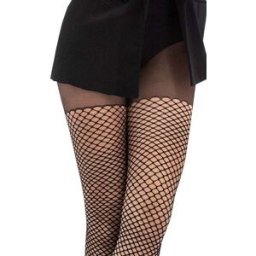 Fiore Collant Résille Noir au Charme très Sensuel