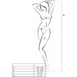 Combinaison Sexy Femme imitation Guêpière et Bas - BS057 Passion