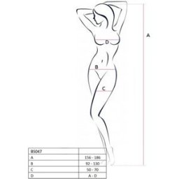Combinaison Sexy effet Guêpière et Bas - BS047 Passion