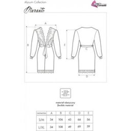Maranto - Déshabillé Peignoir Dentelle et Imprimé - Livco Corsetti