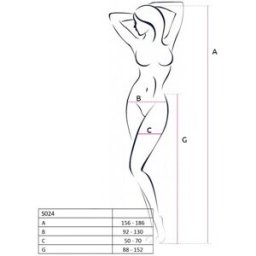 Collant Sexy Résille Noire effet Porte-Jarretelles - S024 Passion