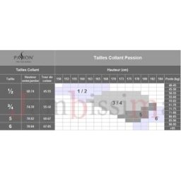 TI106 - Collant Chair et Noir effet Bas Couture - Passion