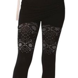 Knits - Collant Fantaisie Microfibres Noir 40 deniers - Knittex