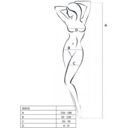 Combinaison Femme Ouverte Blanche - BS010 Passion