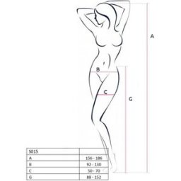 Collant Blanc Ouvert à l'Entrejambe - S015 Lingerie Passion