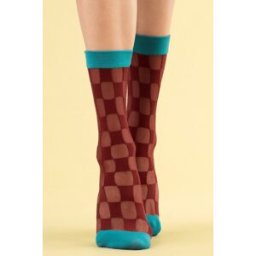 Check Twice - Chaussettes à carreaux 20 den - Fiore