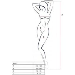 Combinaison Sexy Ouverte entrejambe - BS022 Passion
