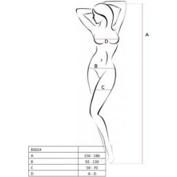Combinaison Sexy Noire illusion Guêpière - BS024 Passion