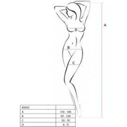 Combinaison Ouverte Sexy Résille Filet - BS032 Passion